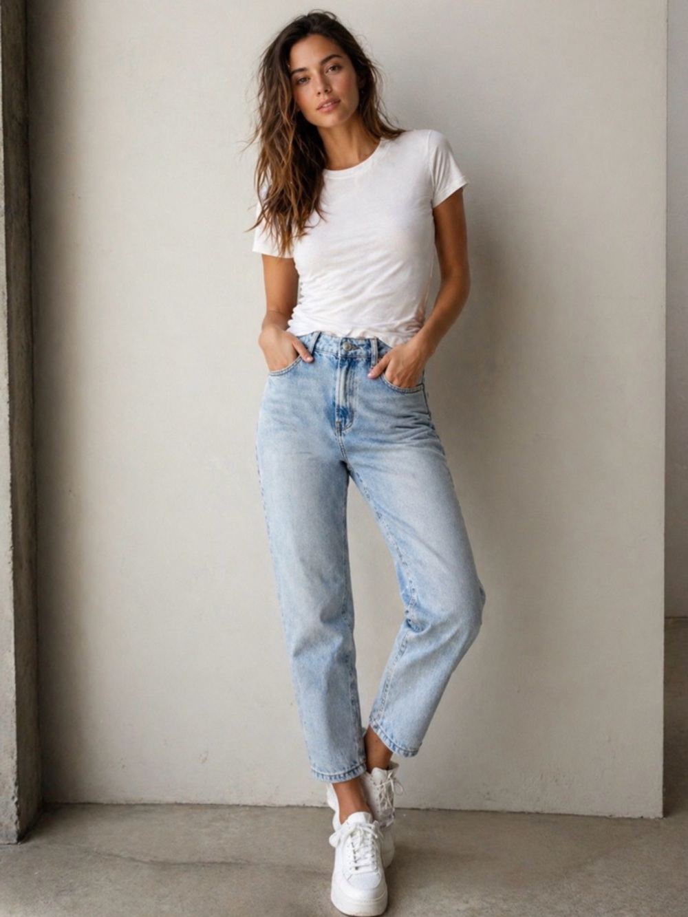 Free People We The Free Jeans Size 28 High Rise Straight Leg Light Wash Cropped